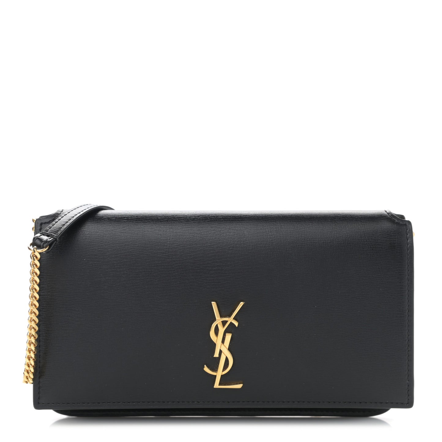 Calfskin Monogram Cassandre Phone Holder With Strap Black