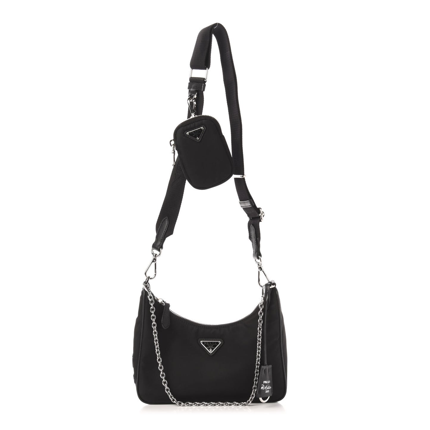 Nylon Re-Edition 2005 Shoulder Bag Black