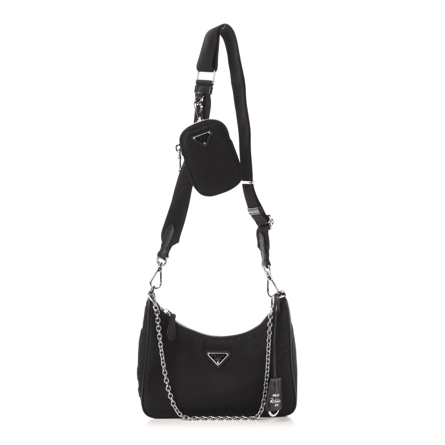 Prada Nylon Re-Edition 2005 Shoulder Bag Black 1 of 13
