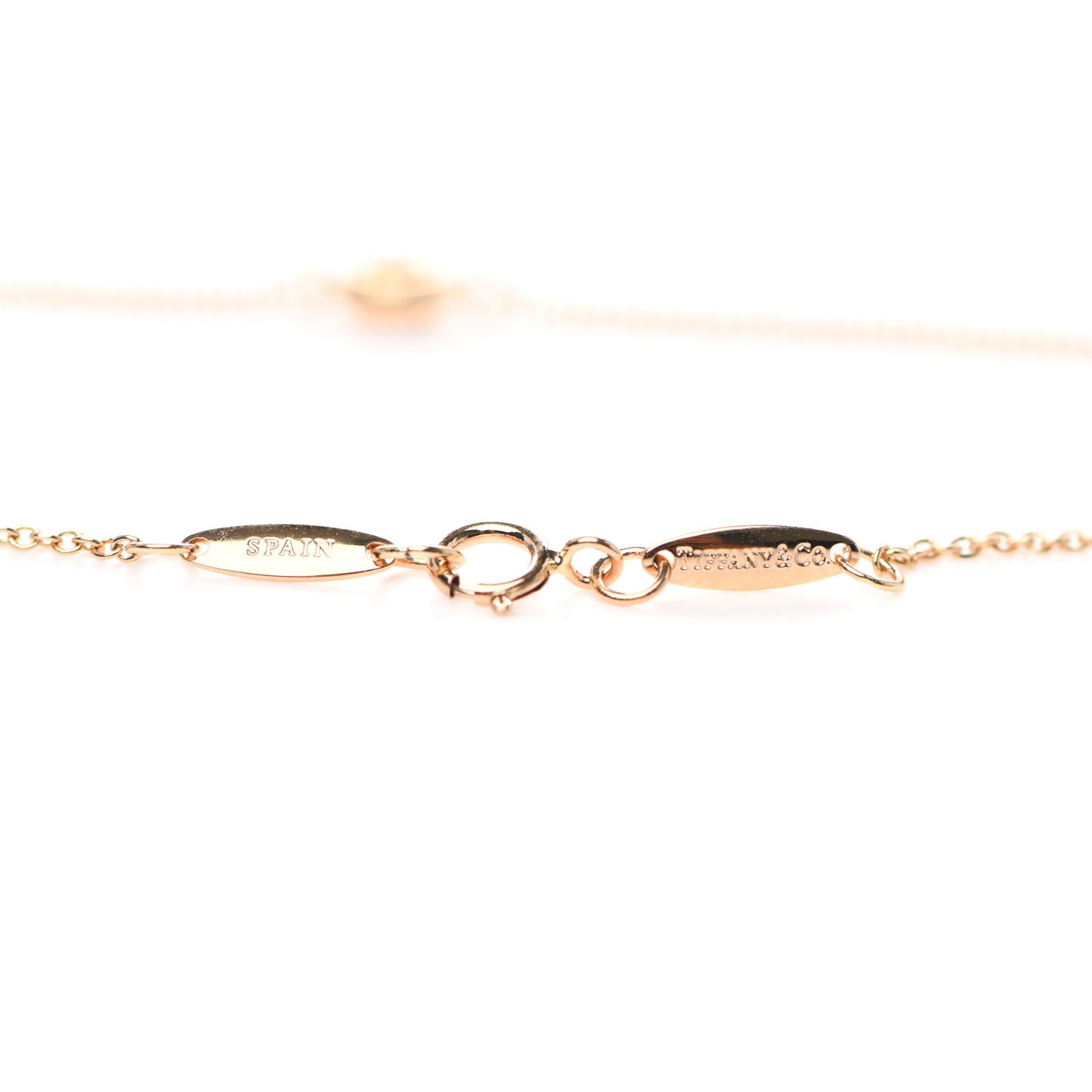 18K Rose Gold Diamond .08ct Elsa Peretti Diamonds by the Yard Bracelet