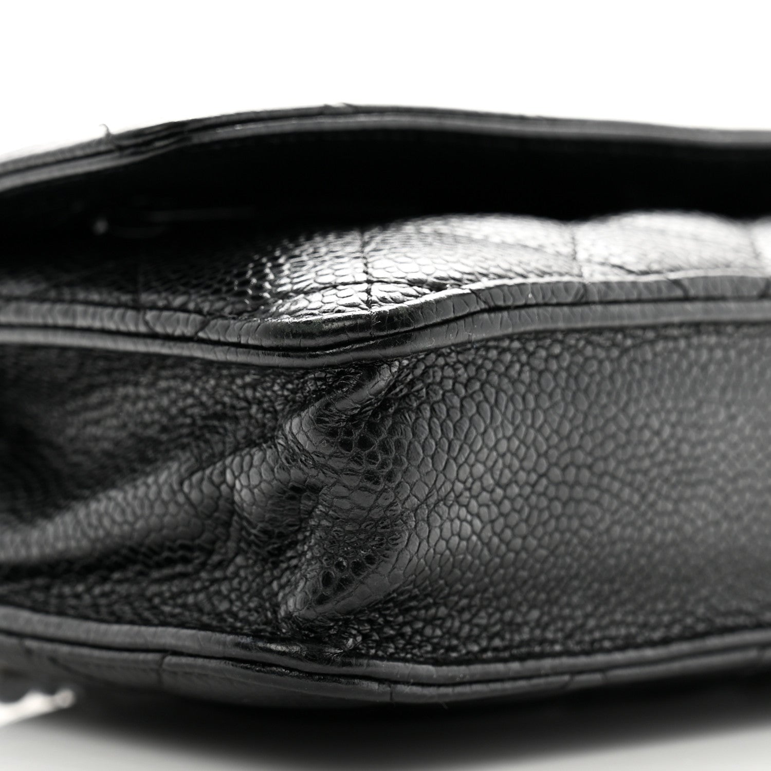 Chanel Caviar Quilted Wallet on Chain WOC Black 10 of 11