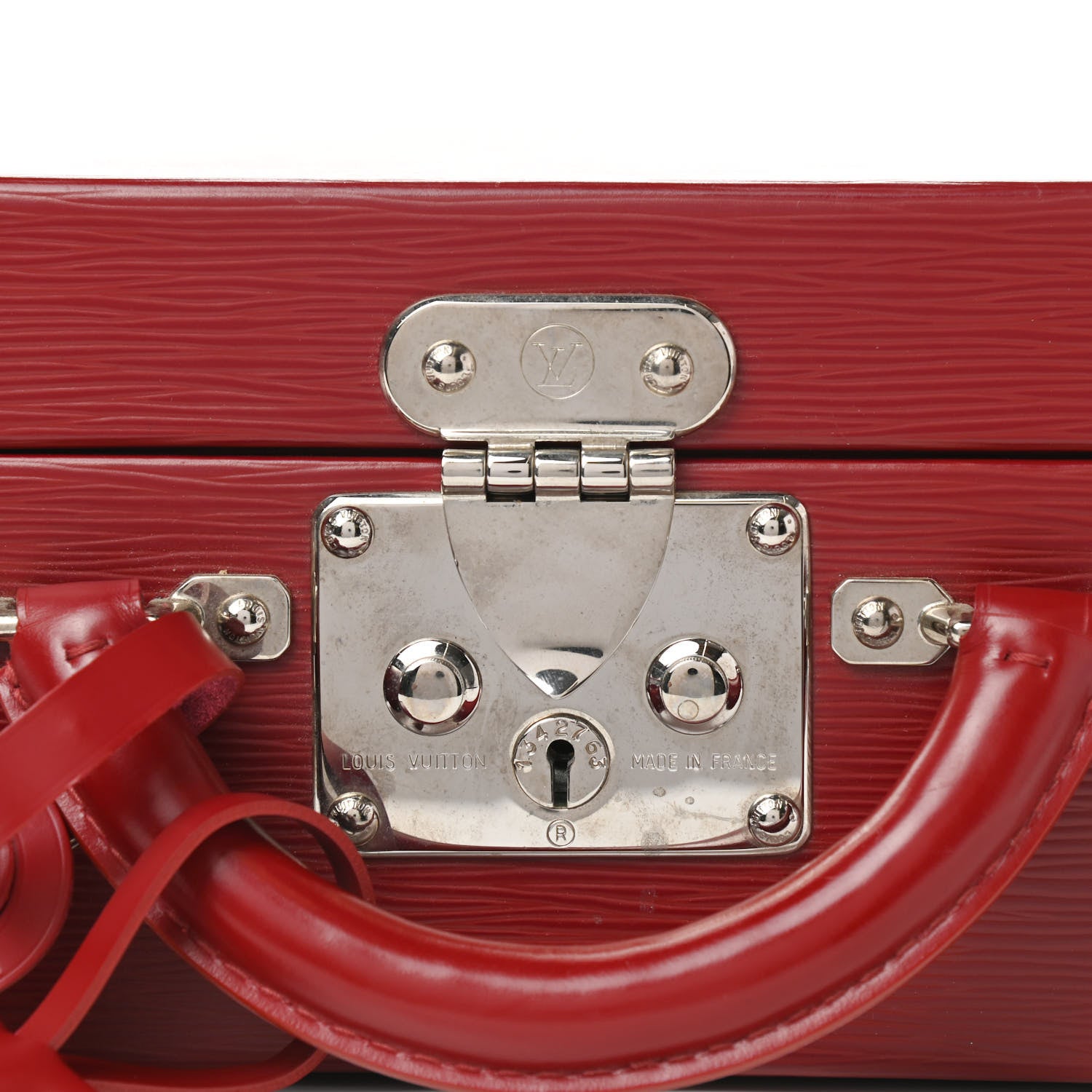 Louis Vuitton Epi President Watch Briefcase Castillan Red 11 of 20
