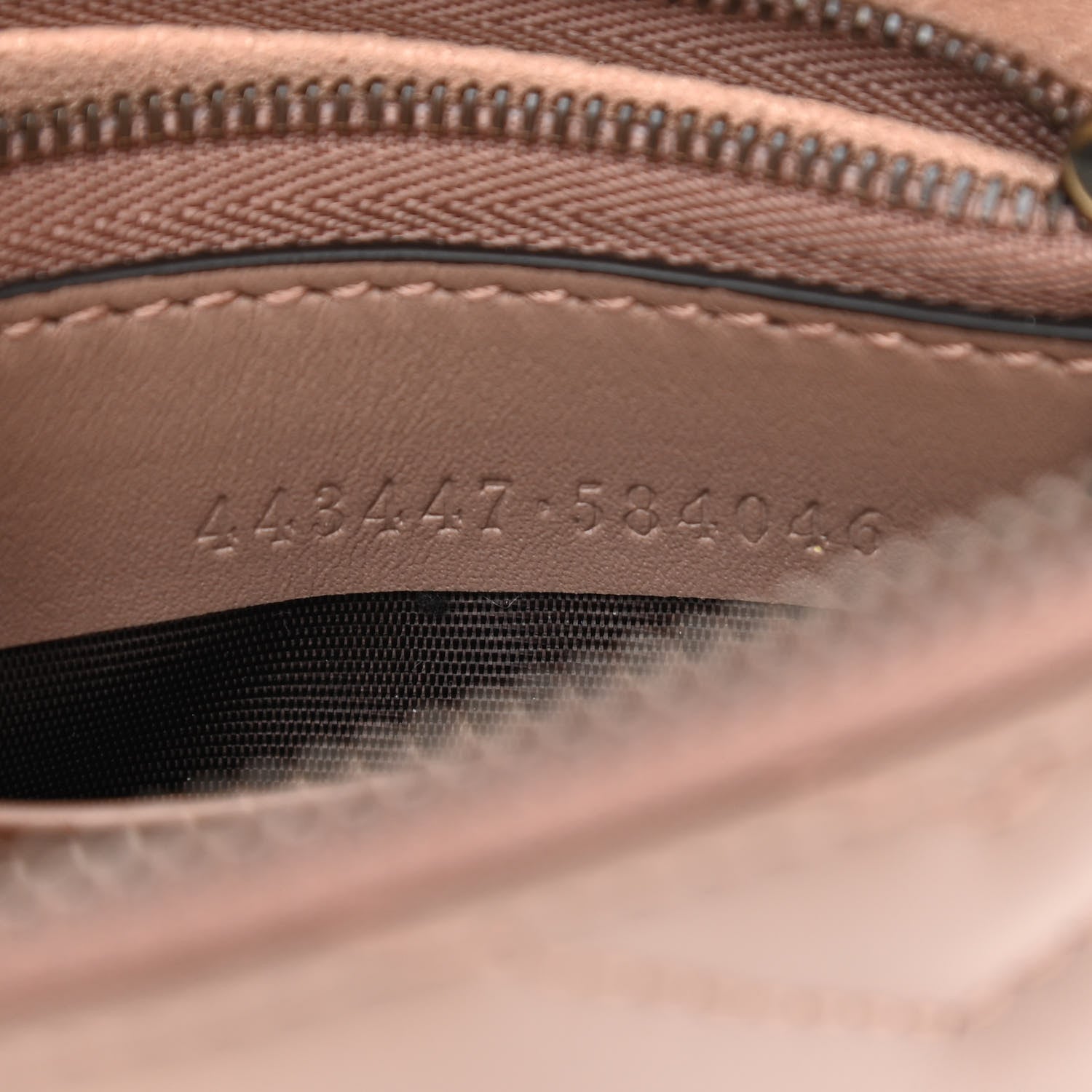 Gucci Calfskin Matelasse Mini GG Marmont Chain Bag Porcelain Rose 7 of 12