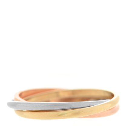 Cartier 18K Pink Yellow White Gold Extra Small Trinity Ring 51 5.75 3 of 5
