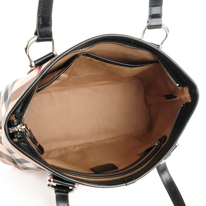 Burberry Supernova Check Stanton Tote Black 6 of 10