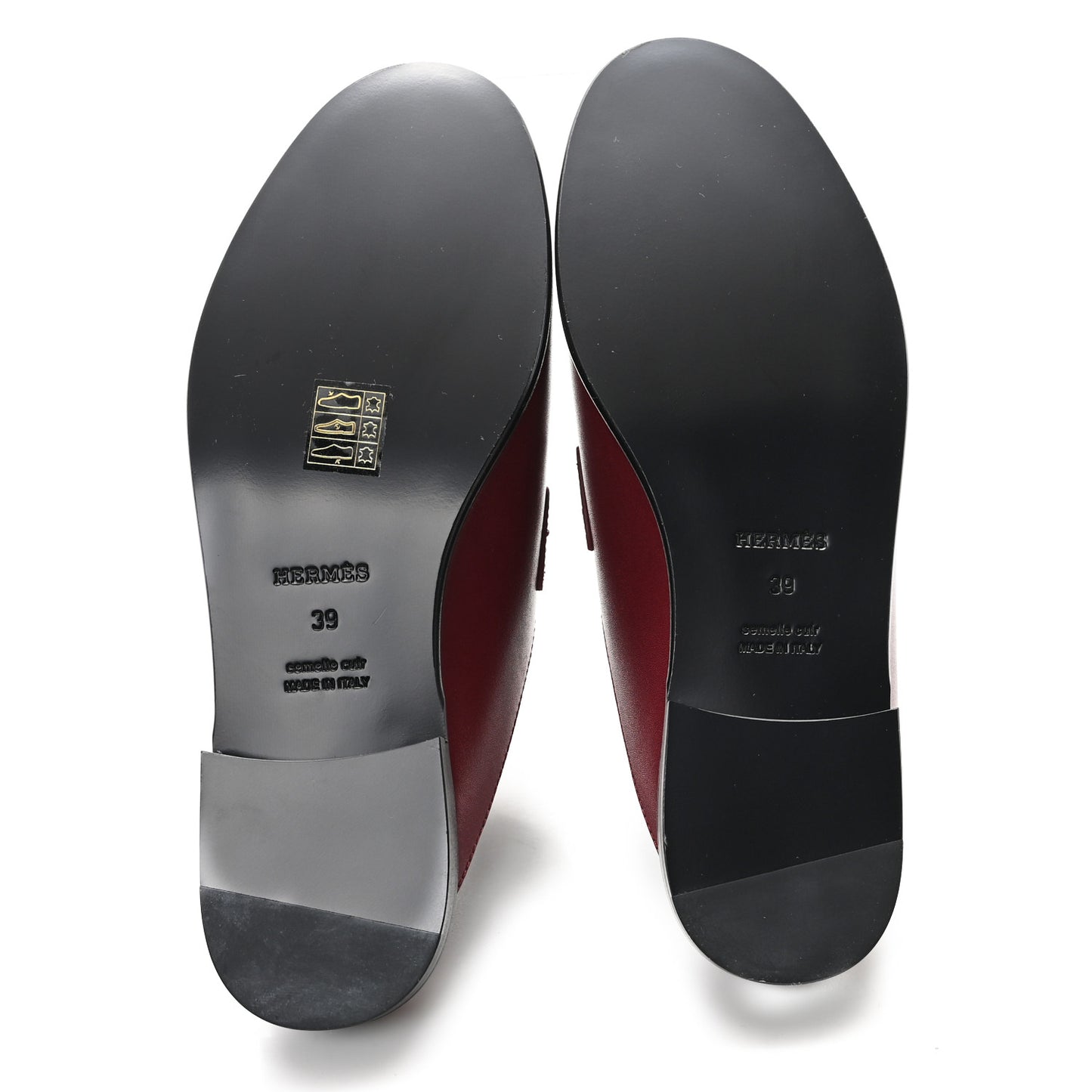 Calfskin Iota Mules 39 Rouge H