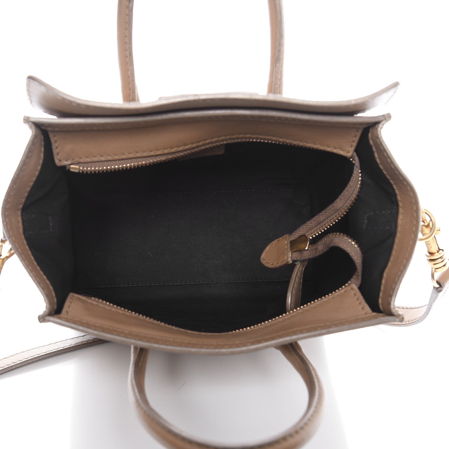 Celine Smooth Calfskin Nano Luggage Camel 5 of 14