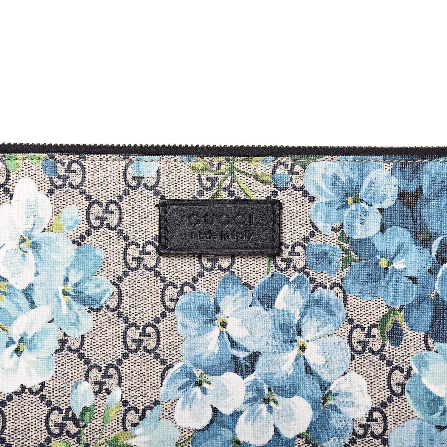 Gucci GG Supreme Monogram Blooms Messenger Blue 8 of 11