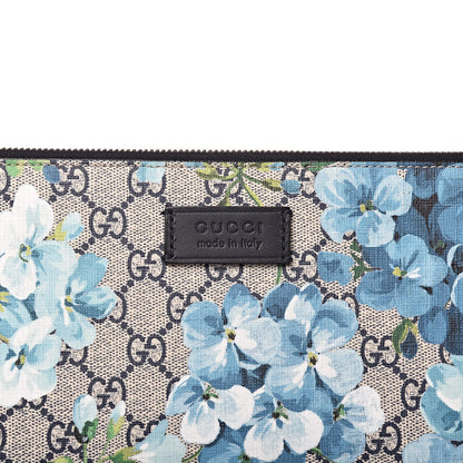 Gucci GG Supreme Monogram Blooms Messenger Blue 8 of 11