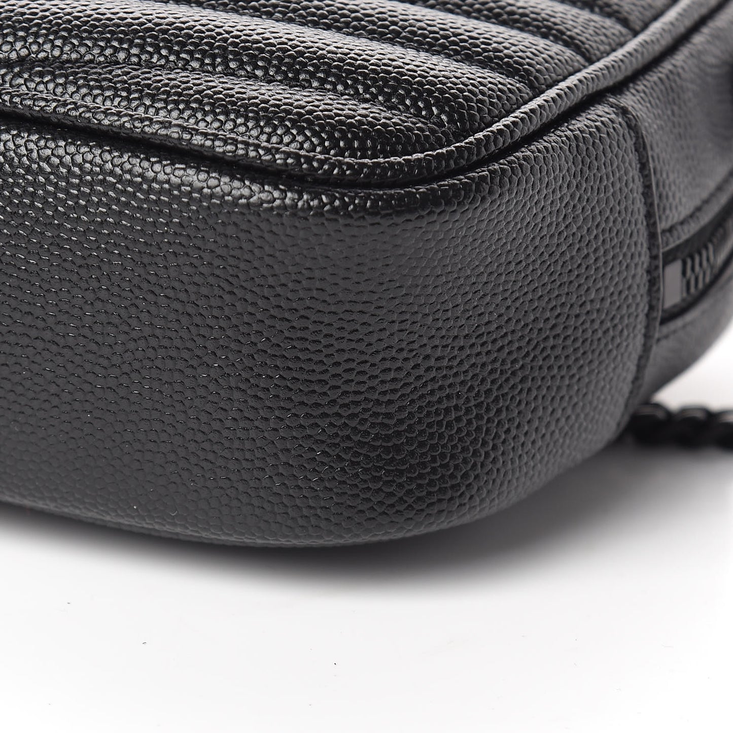Grain De Poudre Matelasse Monogram Mini Lou Camera Bag Black