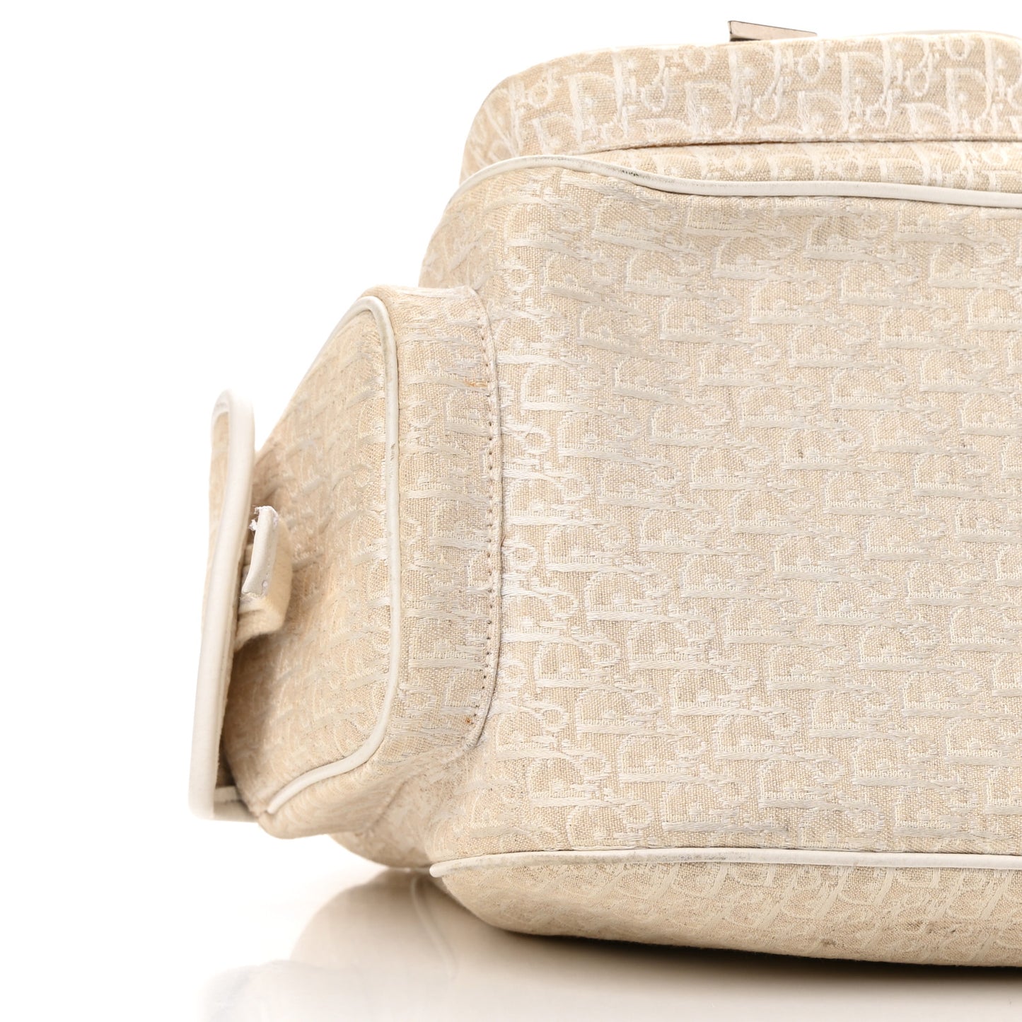 Monogram Pocket Satchel Beige