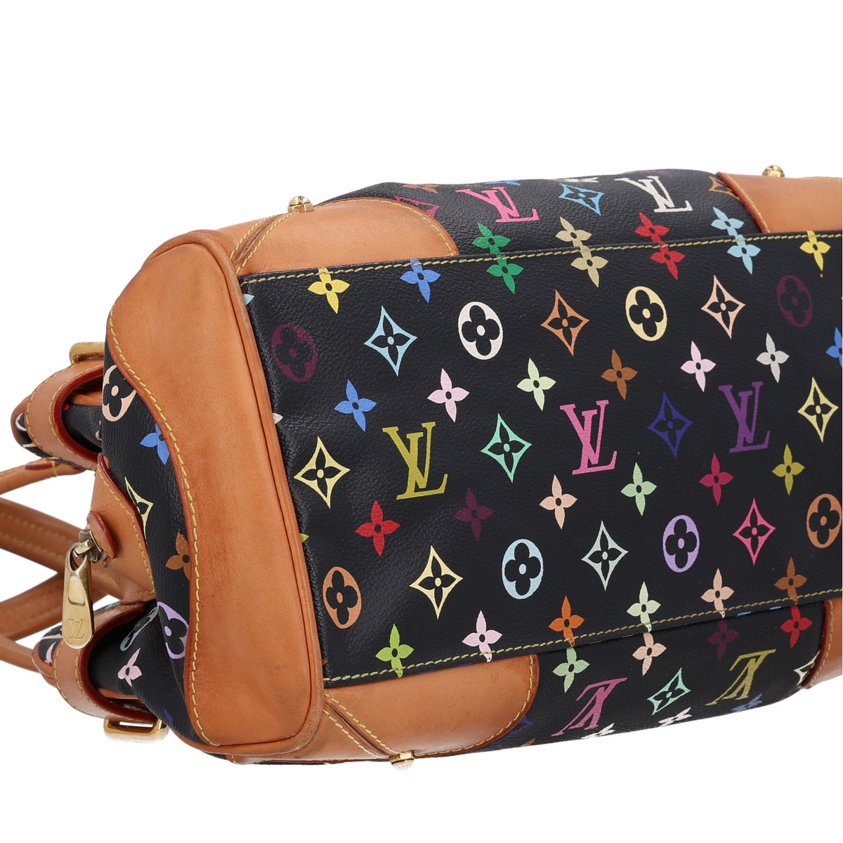 Louis Vuitton Monogram Multicolor Claudia Black 8 of 10