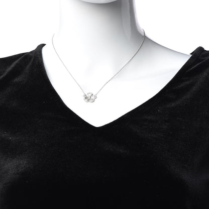 Tiffany Platinum Diamond Enchant Flower Pendant Necklace 2 of 7