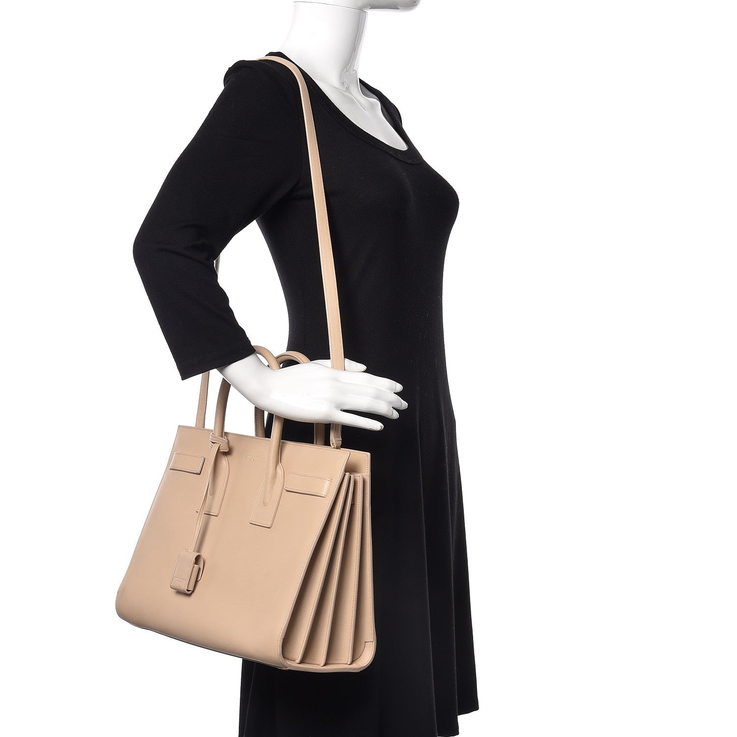 Saint Laurent Calfskin Small Sac De Jour Nude Powder 2 of 15