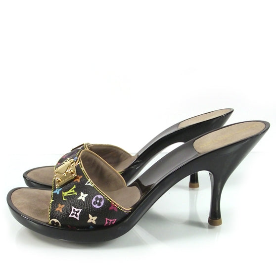 Monogram Multicolor Heels 38.5 Noir
