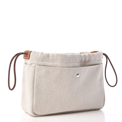 Hermes Canvas Barenia Fourbi 20 PM Pouch Naturel Fauve 3 of 8