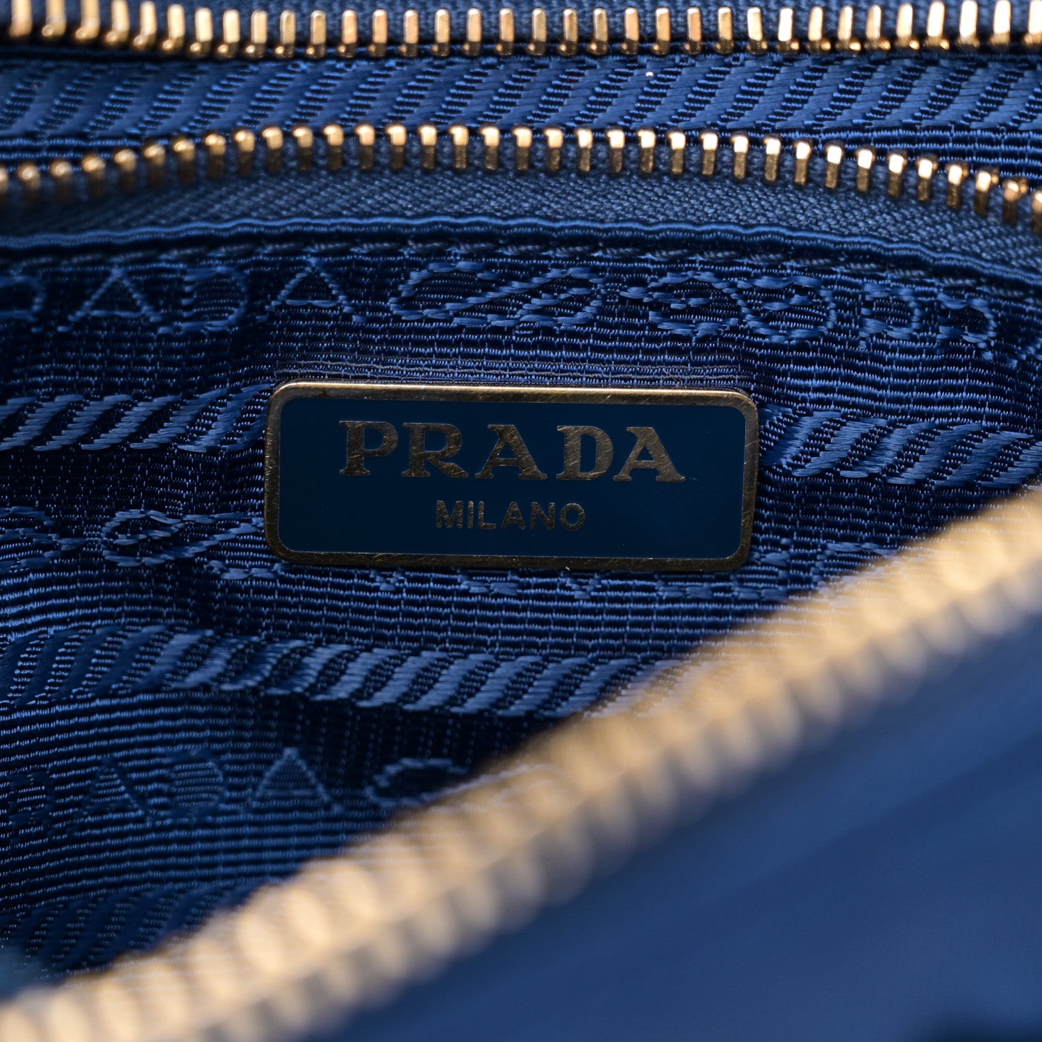 Prada Tessuto Nylon Saffiano Crossbody Bag Bluette 5 of 8