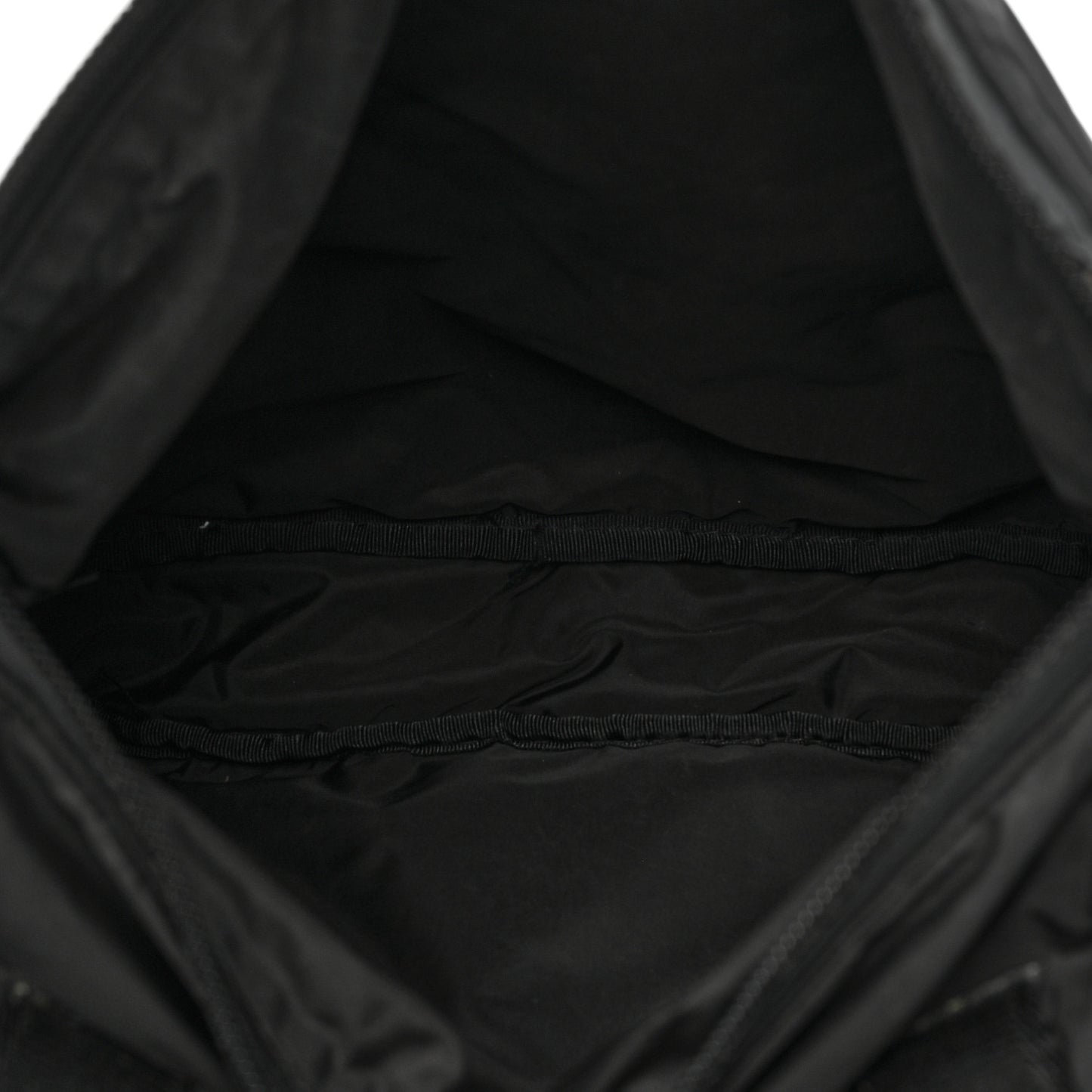 HOMME Nylon Saddle Messenger Bag Black