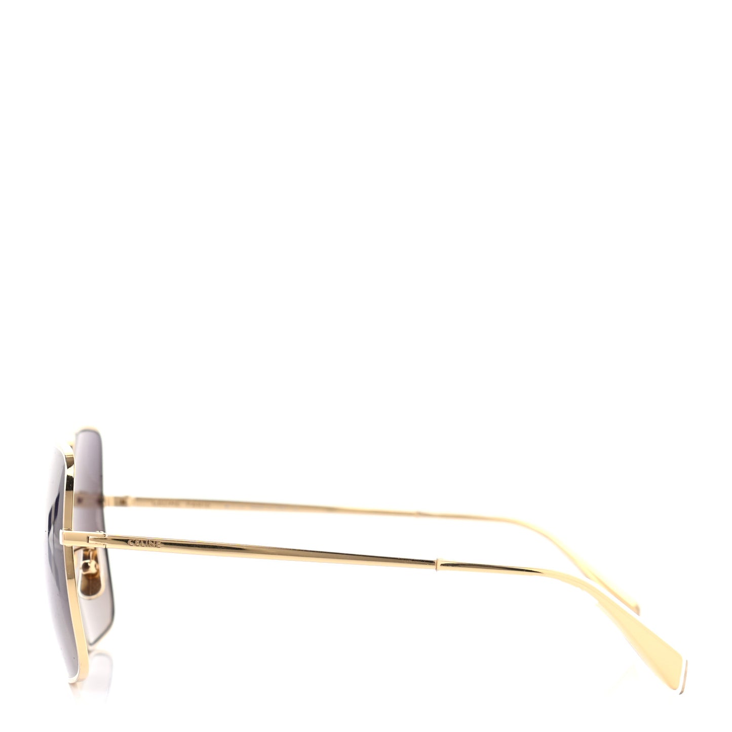 Oversized Square Metal Sunglasses CL40078U Grey