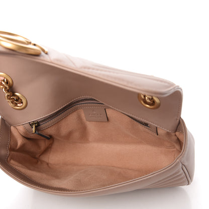 Gucci Calfskin Matelasse Small GG Marmont Shoulder Bag Porcelain Rose 6 of 11