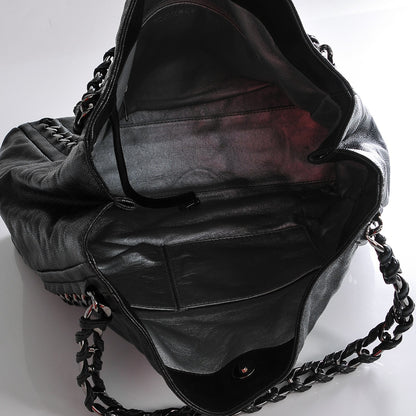 Chanel Glazed Caviar Modern Chain Tote Black 5 of 7