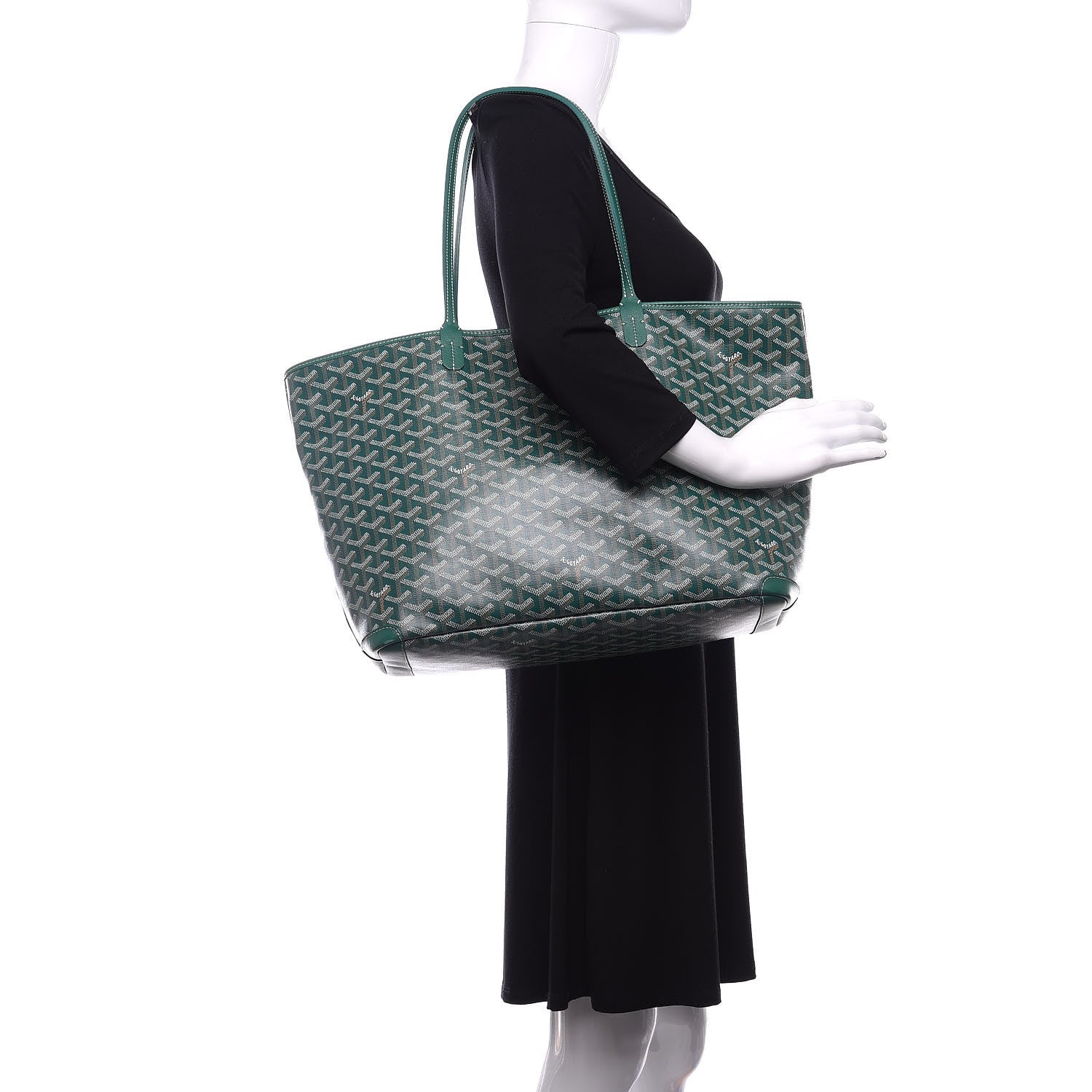 Goyard Goyardine Artois MM Green 2 of 12