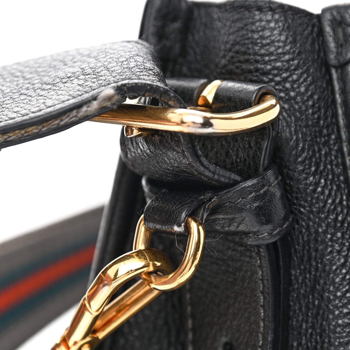 Vitello Daino Zippered Messenger Hobo Black