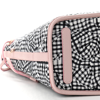 MCM Visetos Medium Liz Reversible Shopper Tote Powder Pink 10 of 12
