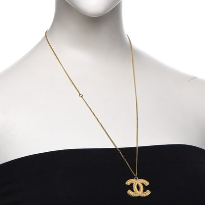 Chanel Enamel CC Necklace Gold 2 of 6