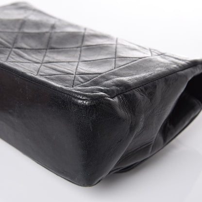 Chanel Lambskin Quilted Medium Single Flap Black 13 of 15