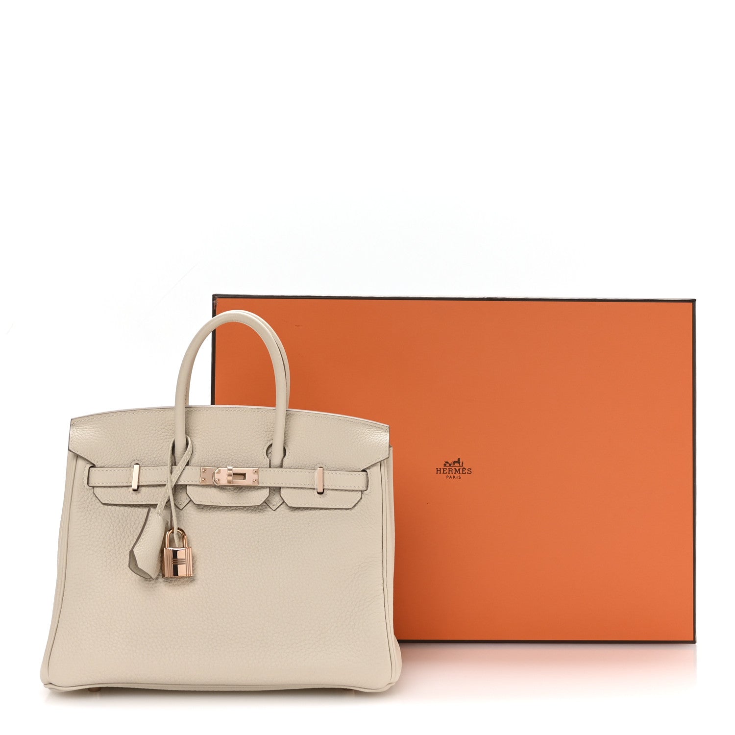 Hermes Togo Birkin 25 Craie 21 of 21