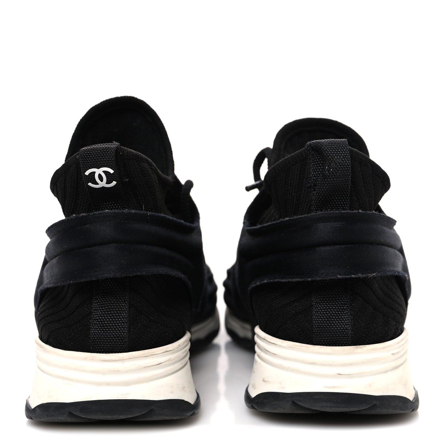 Stretch Fabric CC Sneakers 36 Black