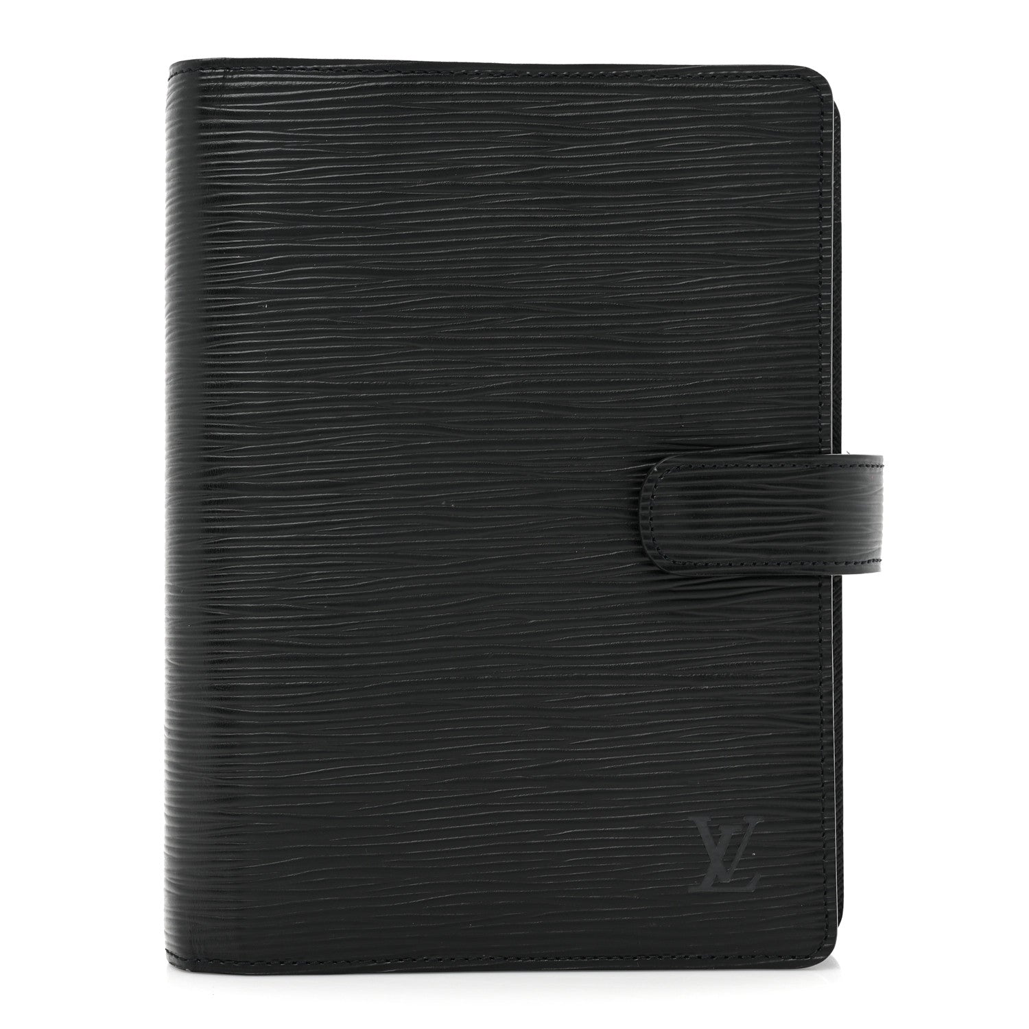 Louis Vuitton Electric Epi Medium Ring Agenda Cover Black 1 of 8