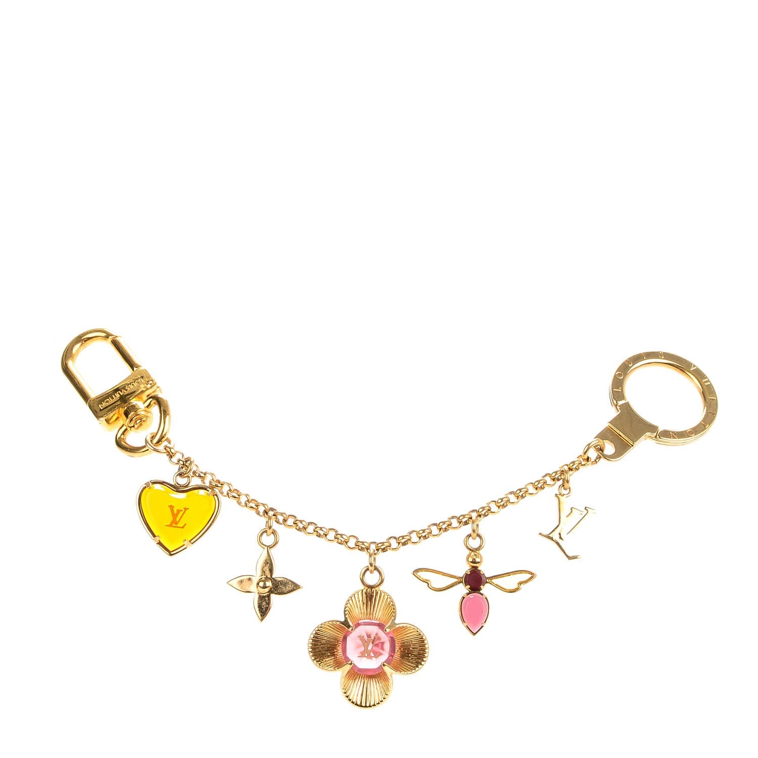 Louis Vuitton Bee Flower Chain Key Charm 1 of 4
