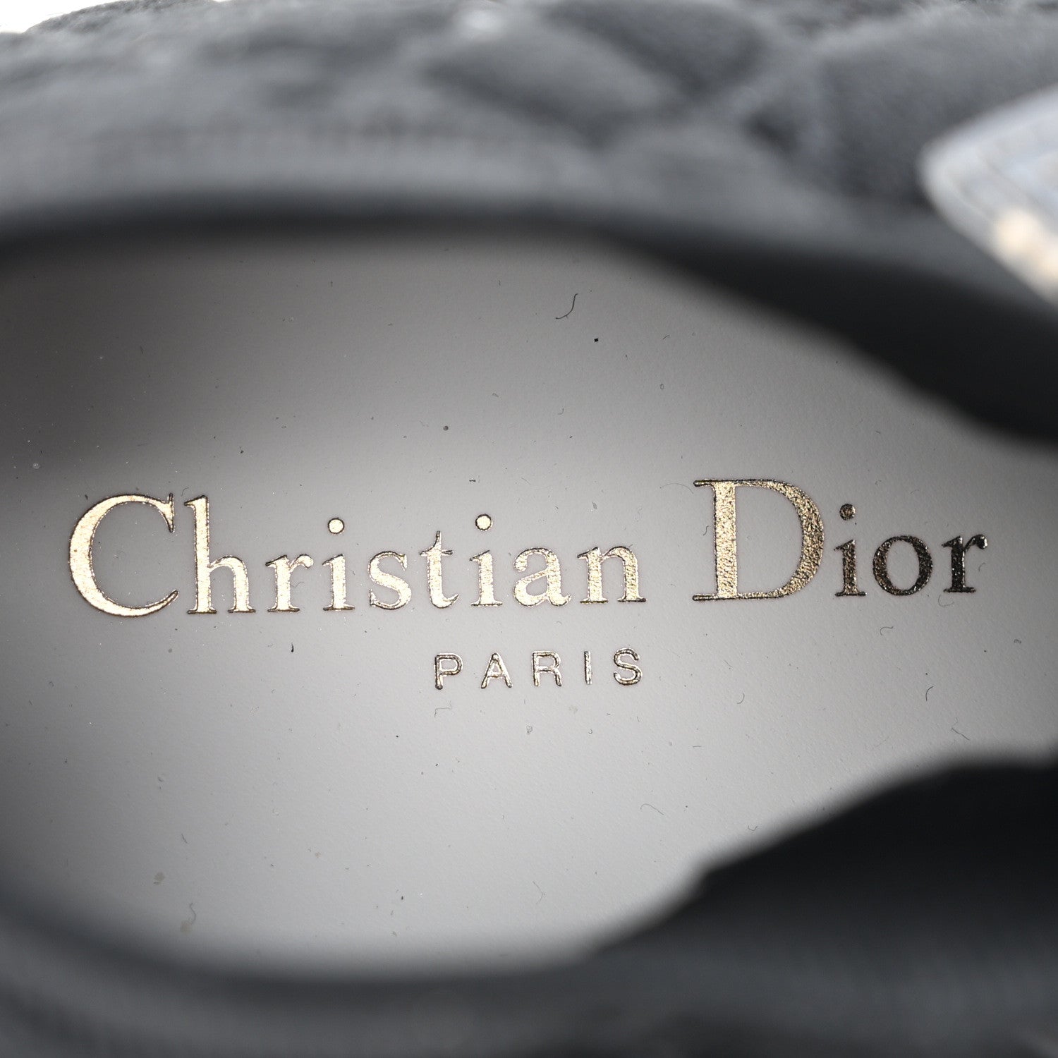 Christian Dior Technical Knit Calfskin Womens Walk'N'Dior High Top Sneaker 40 Black 7 of 7