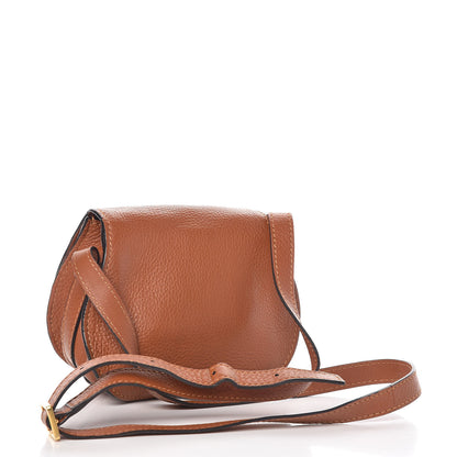 Chloe Calfskin Mini Marcie Round Crossbody Bag Tan 3 of 15
