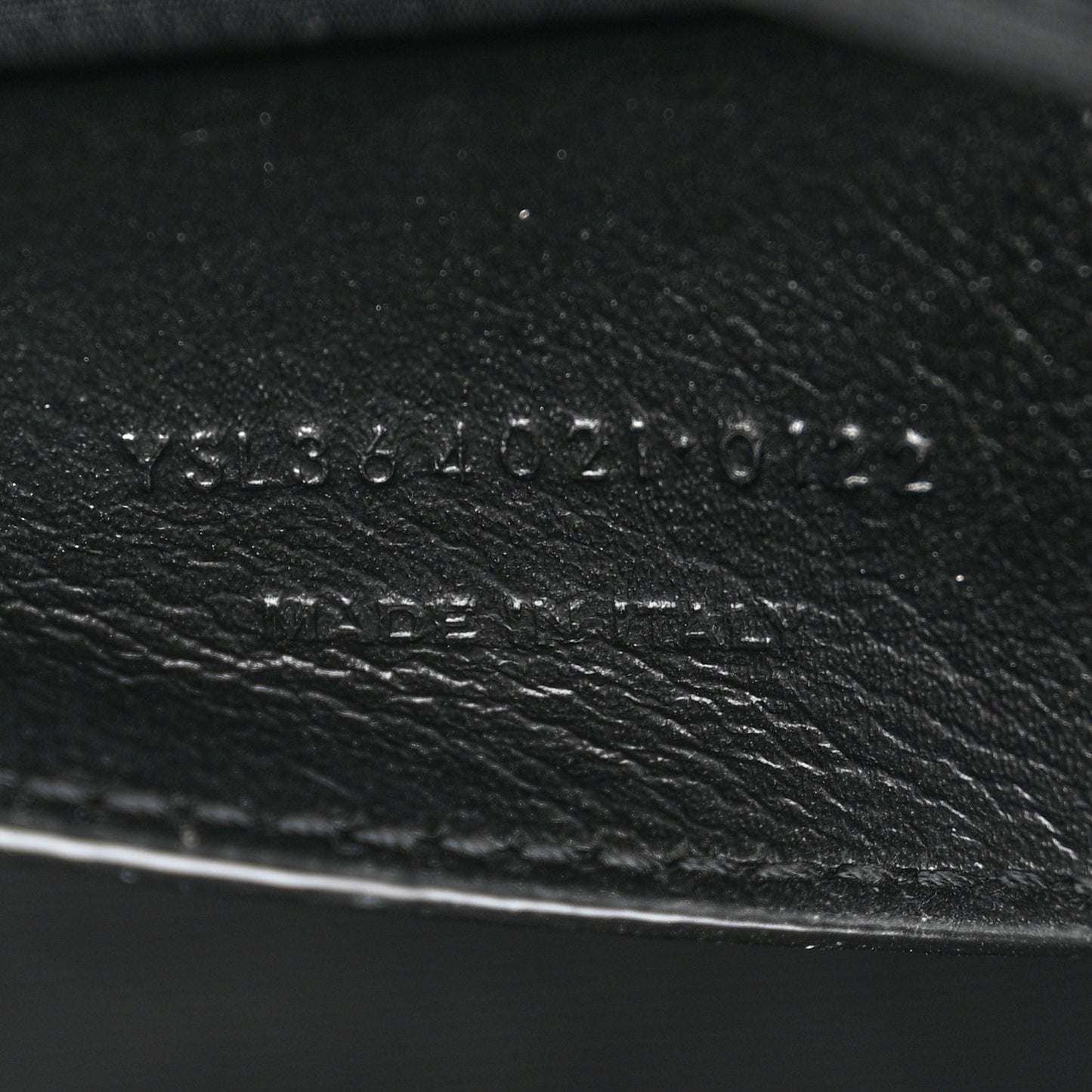 Grain De Poudre Medium Classic Monogram Kate Satchel Black