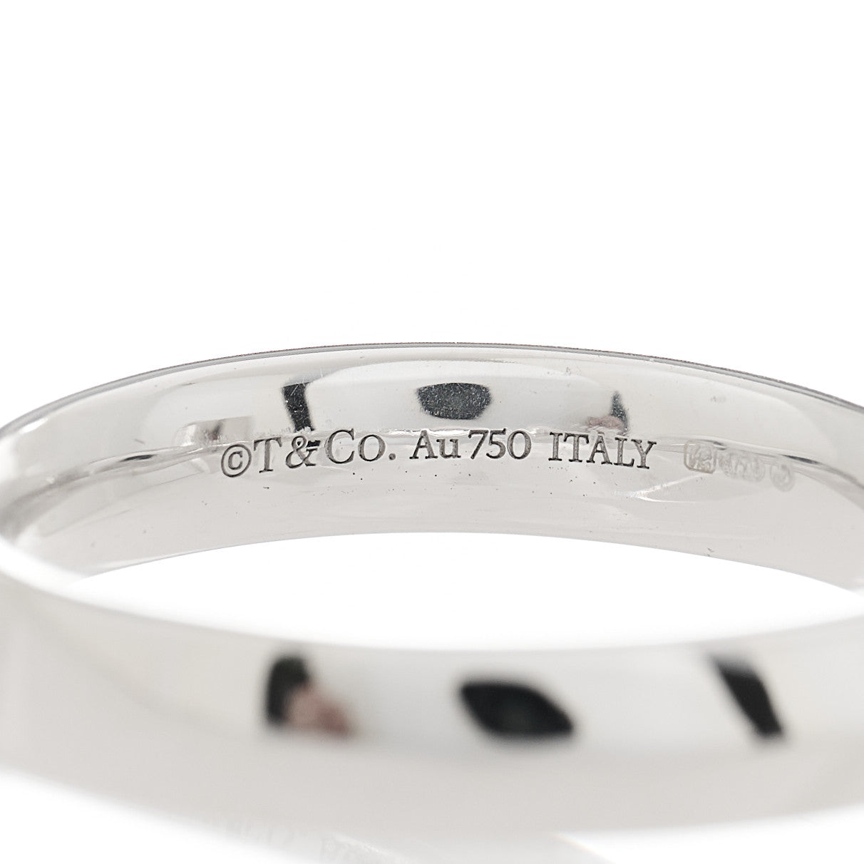 Tiffany 18K White Gold 4.5mm T T1 Wide Ring 59 8.75 3 of 3