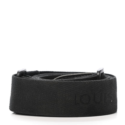 Louis Vuitton Canvas Adjustable Shoulder Strap Black 2 of 4