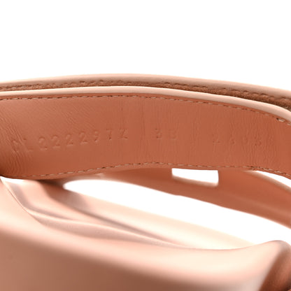 Hermes Suede Goatskin Womens Chypre Sandals 38 Nude 8 of 9