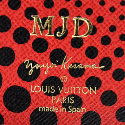 Louis Vuitton Monogram Kusama Waves Insolite Wallet Red 6 of 9
