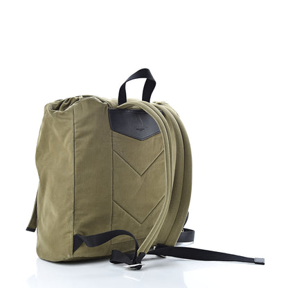 Saint Laurent Gabardine Noe Backpack Khaki 3 of 10