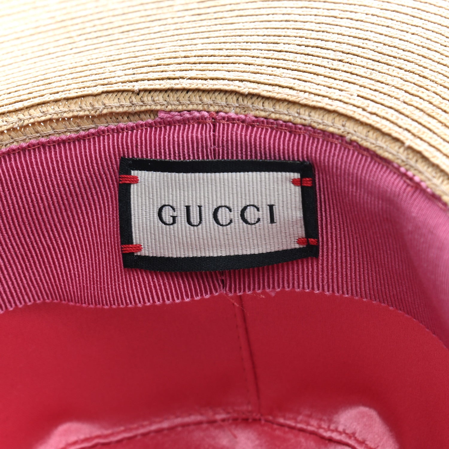 Gucci Woven Rope Straw New Flora Alba Hat M White 8 of 8