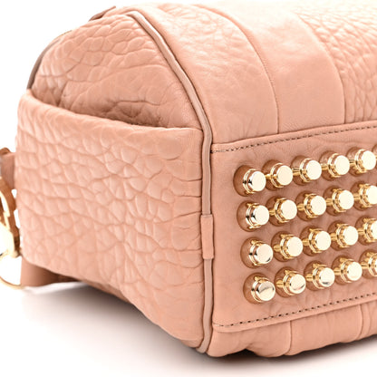 Alexander Wang Pebbled Lambskin Mini Rockie Pale Pink Rhodium Hardware 7 of 9