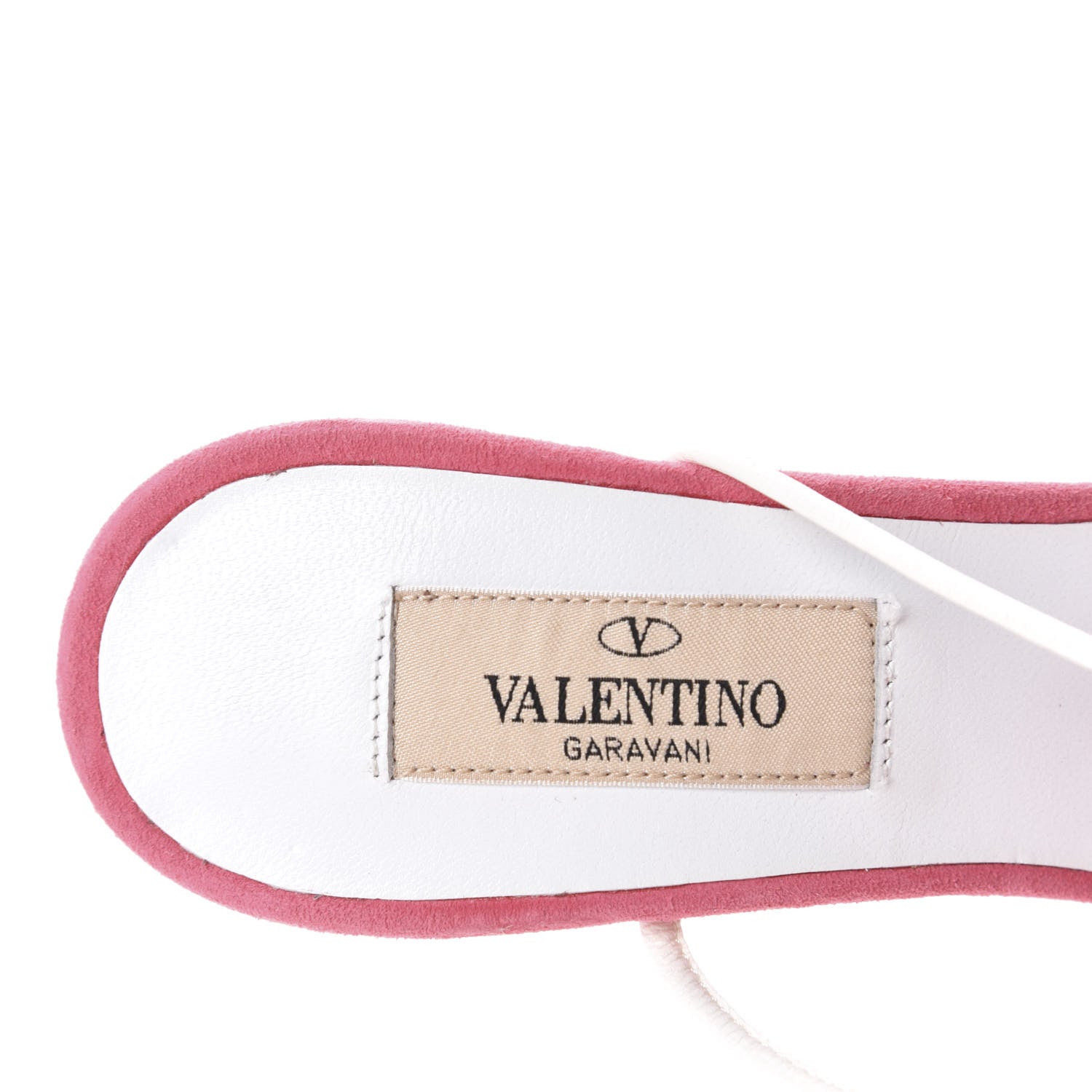 Valentino Garavani Suede Free Rockstud Ankle T-Strap 105mm Sandals 35.5 Shadow Pink White 8 of 9