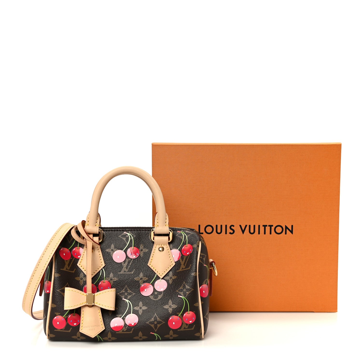 Louis Vuitton LV X TM Monogram Cerises Speedy Bandouliere 20 Louis Vuitton LV X TM Monogram Cerises Speedy Bandouliere 20