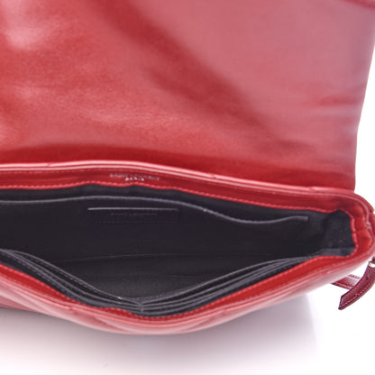 Saint Laurent Calfskin Y Quilted Monogram Loulou Flap Bag Palissandre 5 of 11