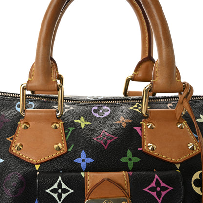 Louis Vuitton Monogram Multicolor Speedy 30 Black 7 of 9