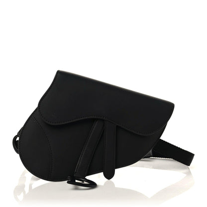 Christian Dior Ultra Matte Calfskin Saddle Belt Bag Black 1 of 8