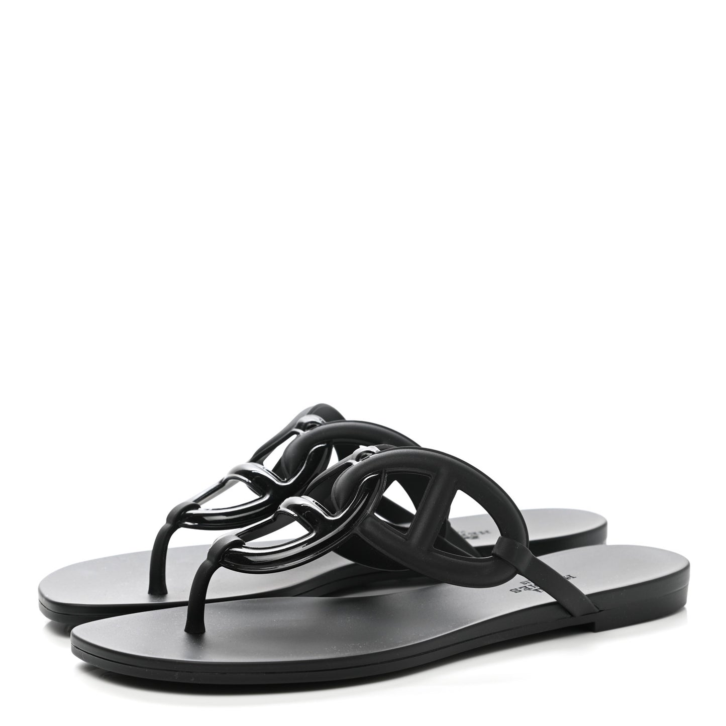Rubber Womens Egerie Sandals 38 Black